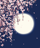 Nihon no shiki - Nihon no Haru 日本の春   (Japanese spring)   (Japanese Wrapping Cloth) 50 x 50 cm