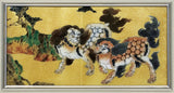 Saikosha - #002-01 Kano Eitoku Karajishi-Zu (Framed Cloisonné ware) - Free Shipping