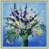 Saikosha - #012-01  Bouquet (Framed Cloisonné ware) - Free Shipping