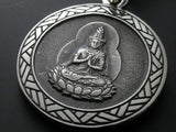 Saito - Dainichi Nyorai Silver Pendant Top (Silver 950)