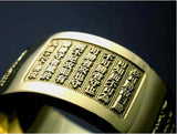 Saito - Sun Tzu's The Art of War - IV.Tactical Dispositions Gold Ring (18Kt Gold)