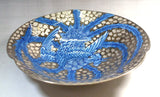 Fujii Kinsai Arita Japan - Somenishiki Platinum phoenix Hachi (Bowl) - Free Shipping