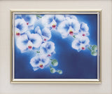 Saikosha - #014 01 Phalaenopsis orchid (Framed Cloisonné ware) - Free Shipping