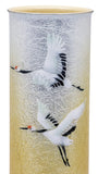 Saikosha - #009-04 Crane (Cloisonné ware vase) - Free Shipping