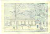 Asano Takeji - Sanjyusangendo Ame (Rain in Sanjyusangendo temple, Kyoto) - Free Shipping