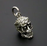 Saito - Tibetan Skull Silver Pendant top (Silver 925)