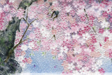 Saikosha - #004-12 Shidare Sakura (Cloisonné ware ornamental plate) - Free Shipping