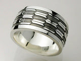 Saito - GENROKU Silver Ring - (Yabane Pattern) - Silver 950