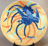 Fujii Kinsai Arita Japan - Somenishiki Golden Phoenix Ornamental plate 61.50 cm - Free Shipping