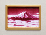 Saikosha - #013-02 Aka Fuji (Framed Cloisonné ware) - Free Shipping