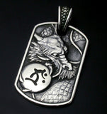 Saito - Rise Dragon - R Silver Pendant Top (Silver 950)