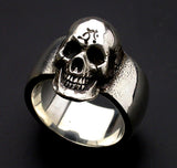 Saito - Skull Silver Ring w/ Bonji (Silver 925)　