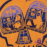 Kenema - Halloween Party (The dyed Tenugui) - Japanese traditional Tenugui