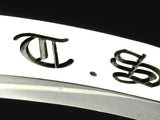 Saito - Initial Silver Bracelet Size S (Silver 950)