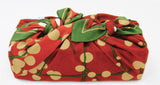 Kawashima - Chirimen Yuzen - Shoufuku Baika 咲福梅花（ショウフクバイカ） - Furoshiki 68 x 68 cm  (Japanese Wrapping Cloth)