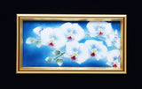 Saikosha - #013 06 Phalaenopsis orchid (Framed Cloisonné ware) - Free Shipping