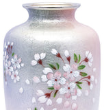 Saikosha - #009-19 Sakura (Cloisonné ware vase) - Free Shipping