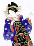 Ukiyo-e Tenugui - Oiran - (Japanese Tenugui)