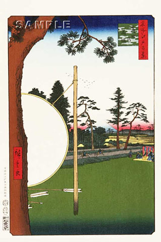 Utagawa Hiroshige - No.115 The Takata Riding Grounds - One hundred Famous View of Edo - Free shipping