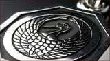 Saito - Family Crest 　Octagon shape Pendant top Silver 925 Size M