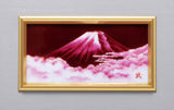 Saikosha - #013 05 Aka Fuji  (Framed Cloisonné ware) - Free Shipping