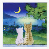 Saikosha - #011-04  Cat  (Framed Cloisonné ware) - Free Shipping