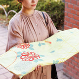 Hare tsutsumi - Chrysanthemum Yellow Furoshiki　晴れ着つつみ 菊 イエロー (Japanese Wrapping Cloth)  150 x 150 cm