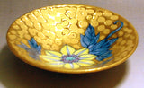 Fujii Kinsai Arita Japan - Somenishiki Golden Tessen Sake Cup (Hai) - Free shipping