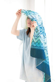 REFRAIN - Water repellent finish - Aquarhythm - Furoshiki   110 x 110 cm　