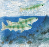Saikosha - #003-14 Summer Fish (Cloisonné ware ornamental plate) - Free Shipping