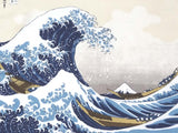 Sumidagawa - Katsushika Hokusai -The Great Wave off Kanagawa (波裏に富士)  - Furoshiki 48 x 48 cm