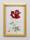 Saikosha - #013-04 Rose (Framed Cloisonné ware) - Free Shipping