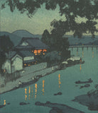 Yoshida Hiroshi - Hita Chikugo River, Evening