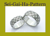Saito - Edo Pattern Silver 925 ring - (5 Patterns)　