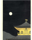 Kato Teruhide - #013 Kinkaku-Ji Tsuki Akari   (Kinkaku-Ji of moonlight ) - Free Shipping