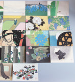 Kamisaka Sekka (1866~1942)  - Post Cards Set (22 cards) Momoyogusa