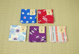 Seiran -  Plum 青嵐 綿 小 風呂敷 約48cm【梅】- Furoshiki (Japanese Wrapping Cloth)  48 x 48 cm