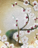Saikosha - #006- 05 White Plum (Cloisonné ware ornamental plate) 30.00 cm - Free Shipping