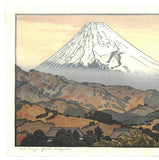 Yoshida Toshi - #016204 Izu Nagaoka no Fuji Fuyu (Mt.Fuji from Nagaoka winter) - Free Shipping