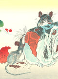 Kawanabe Kyosai - Rats - Free Shipping