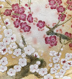 Saikosha - #007-04 Red & White Plum (Cloisonné ware ornamental plate) 45.00 cm - Free Shipping