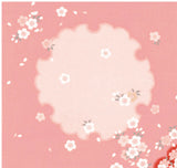 Tango Chirimen Yuzen - Sakura Bokashi - Pink - Furoshiki  68 x 68 cm