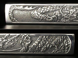 Saito - Rise Dragon-L Silver 950 Tie Bar