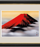 Sankoh Framed Mt. Fuji - G4-BF001L - Aka Fuji