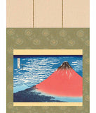 Sankoh Kakejiku - G2-090A  - Katsushika Hokusai #33 Aka Fuji(Red Fuji)  - Free Shipping