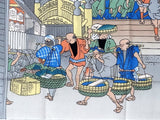 Ukiyoe Tenugui - Oedo Nihonbashi by Hiroshige - (Japanese Tenugui)