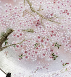 Saikosha - #007-02 Sakura (Cloisonné ware ornamental plate) 40.00 cm - Free Shipping