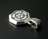 Saito - Oda Nobunaga Silver 950 Pendant Top