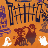 Kenema - Halloween Party (The dyed Tenugui) - Japanese traditional Tenugui