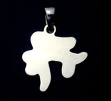 Saito -  Saku Shape Silver Pendant Top (Silver 925)